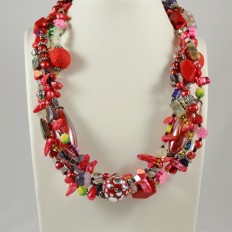 Red Carnival necklace