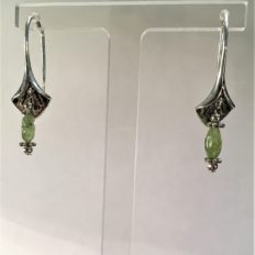 Peridot earrings £10