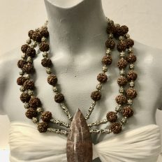 Rud Rak Saw prayer beads with large Jasper pendant –  £75