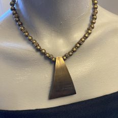 Bronze pendant necklace –  £25