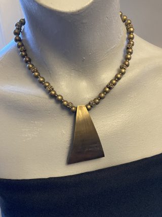bronze with pendant