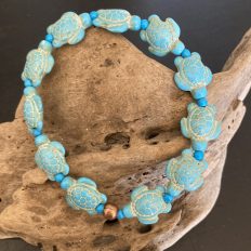 Turquoise turtle bracelet – £20